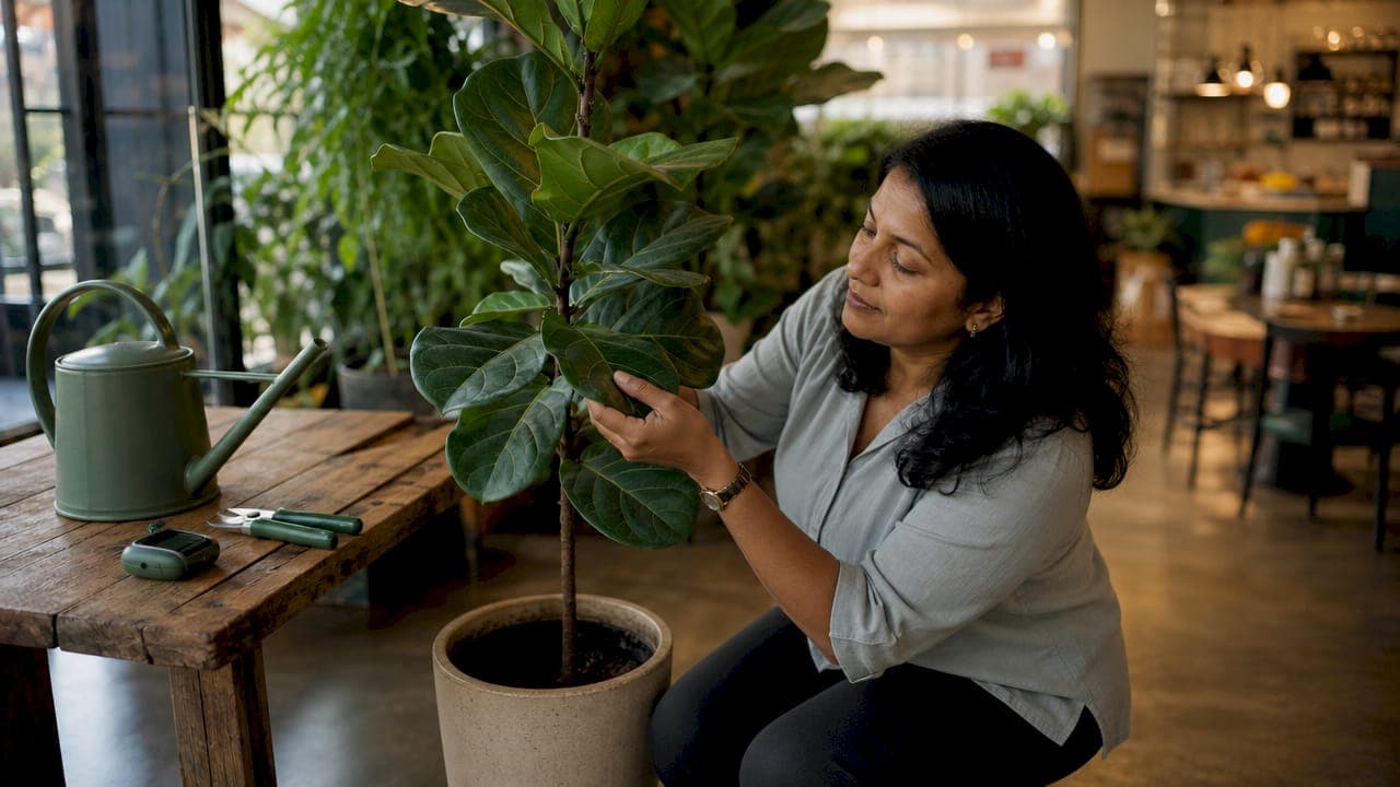 How Plant Service Maintains Healthy Plants Indoors