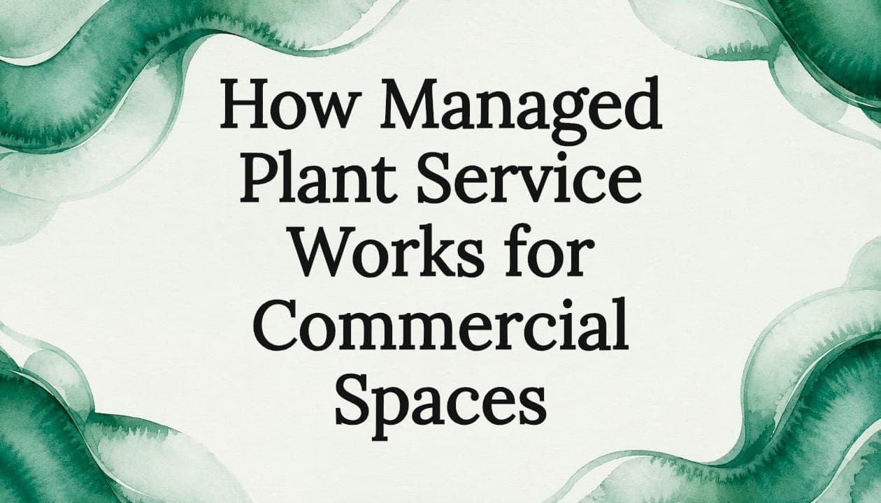 How Managed Plant Service Works for Commercial Spaces