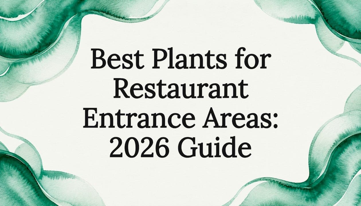 Best Plants for Restaurant Entrance Areas: 2026 Guide