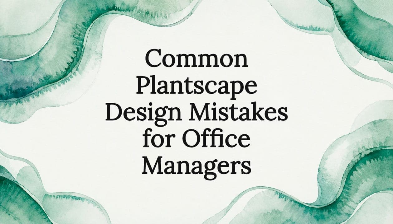 Common Plantscape Design Mistakes for Office Managers
