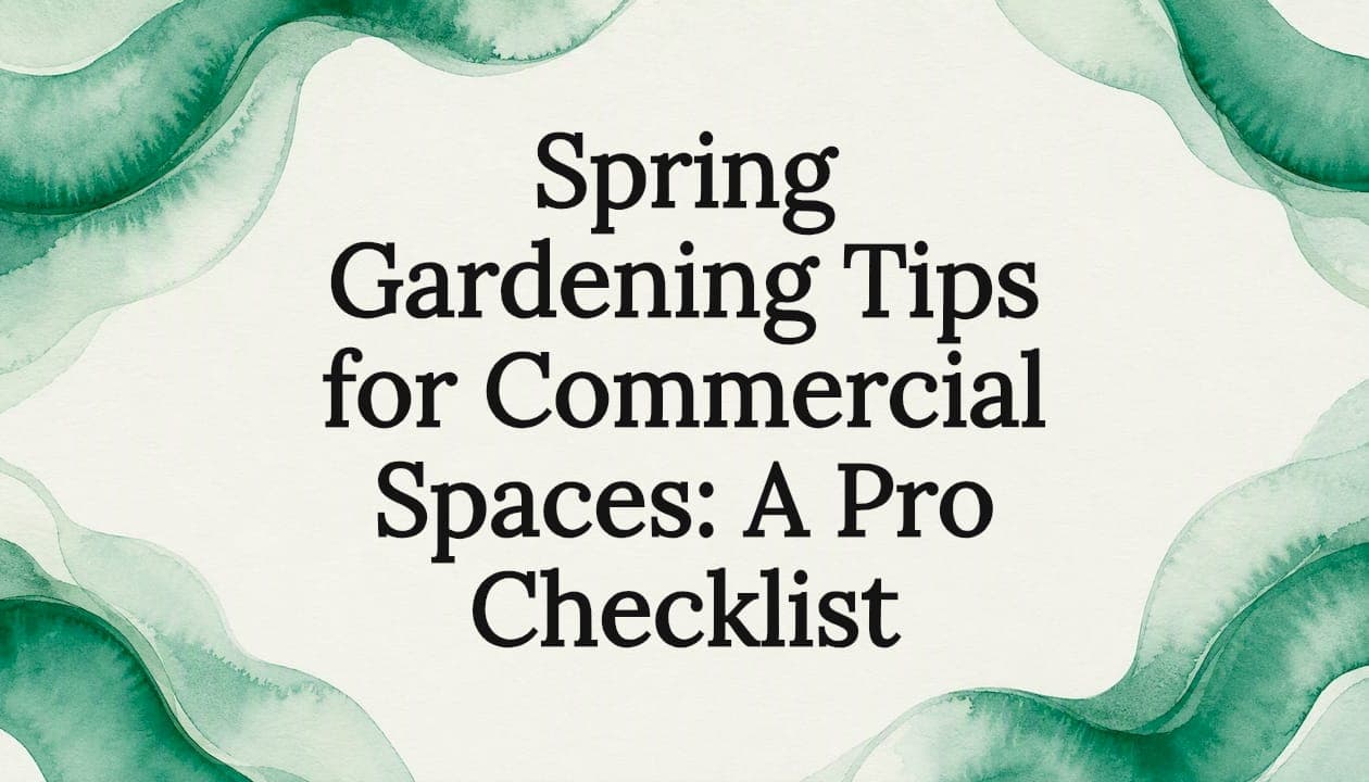 Spring Gardening Tips for Commercial Spaces: A Pro Checklist