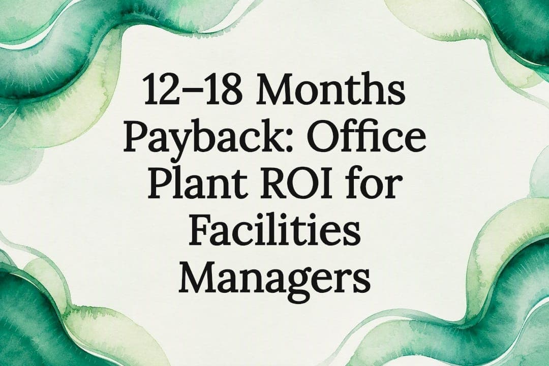 12–18 Months Payback: Office Plant ROI for Facilities Managers