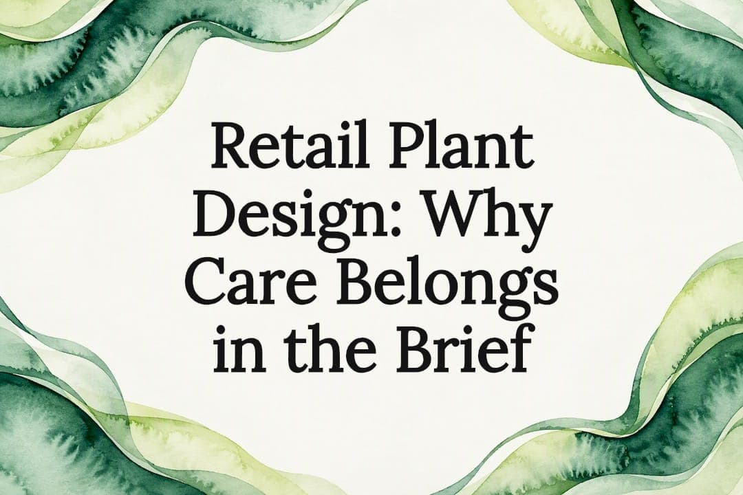 Retail Plant Design: Why Care Belongs in the Brief